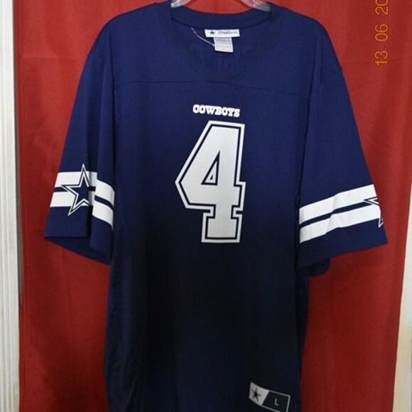 Dallas Cowboys Dak Prescott NFL Jersey Large - Picture 1 of 4